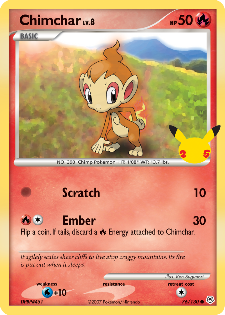 Chimchar [First Partner Pack] [Jumbo Cards]