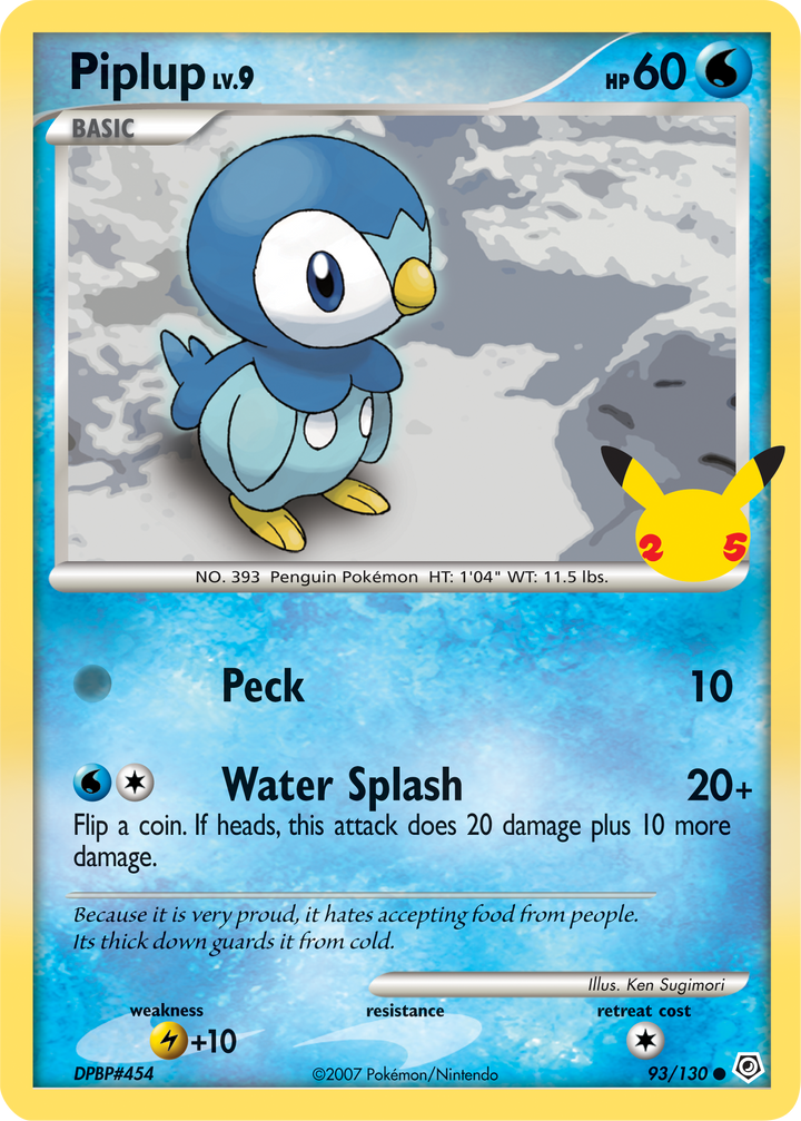 Piplpup [First Partner Pack] [Jumbo Cards]
