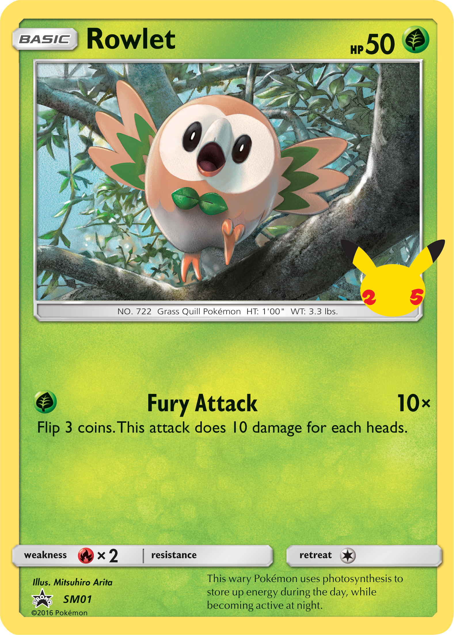 Rowlet [First Partner Pack] [Jumbo Cards]