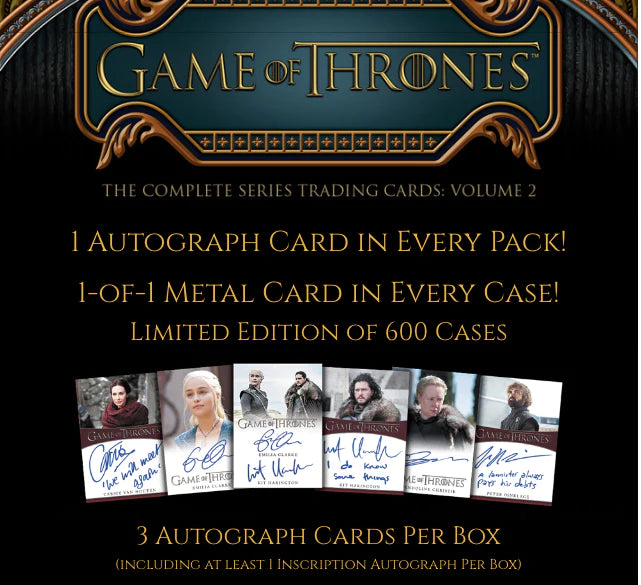 2022 Rittenhouse Game of Thrones The Complete Series - Volume 2