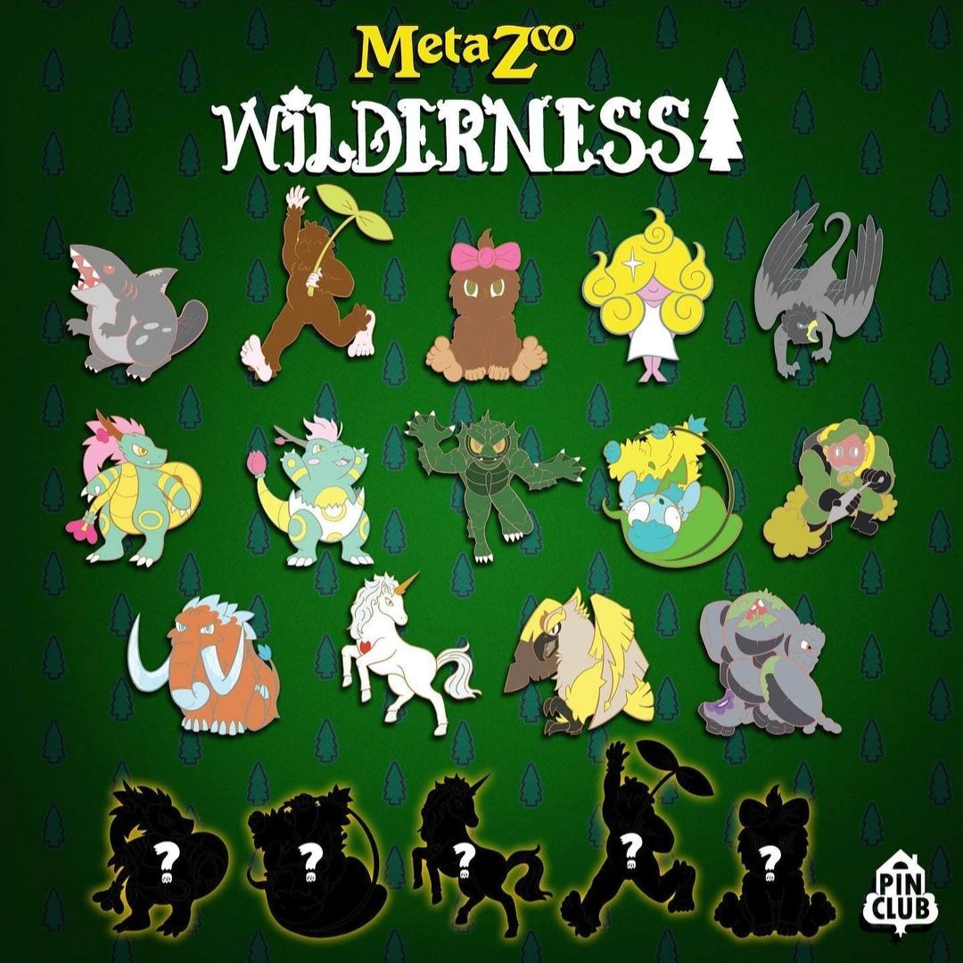 MetaZoo Wilderness Pin Club (Mystery Collection) Blind Boxes & Displays