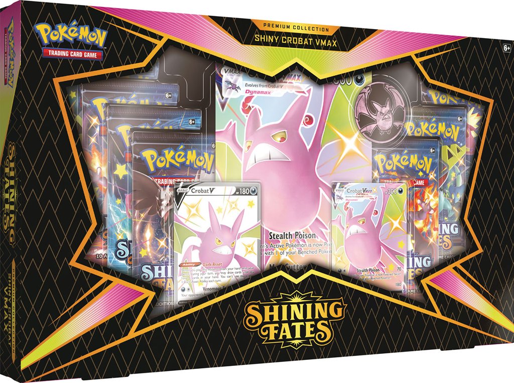 Shining Fates Premium Collection - Shiny Dragapult VMAX or Shiny Crobat VMAX