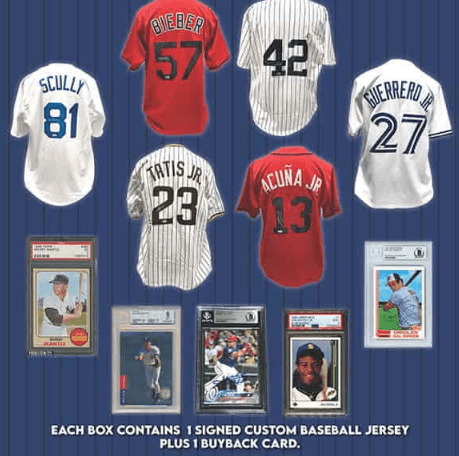 2022 Leaf Stitches & Slabs Baseball Hobby Box - Signed Jersey + Buyback Card