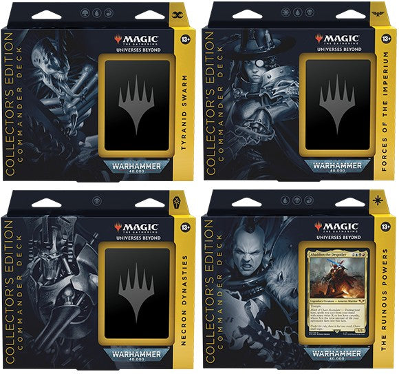 Magic the Gathering: Universes Beyond - Warhammer 40,000 (40K) Collector's Edition Commander Decks & Cases