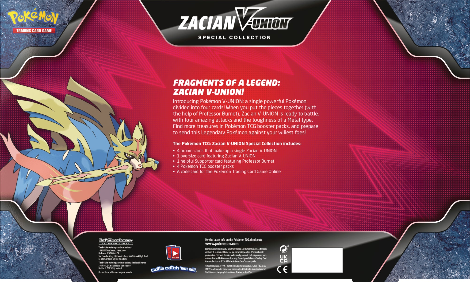 Zacian V-UNION [Set of 4]
