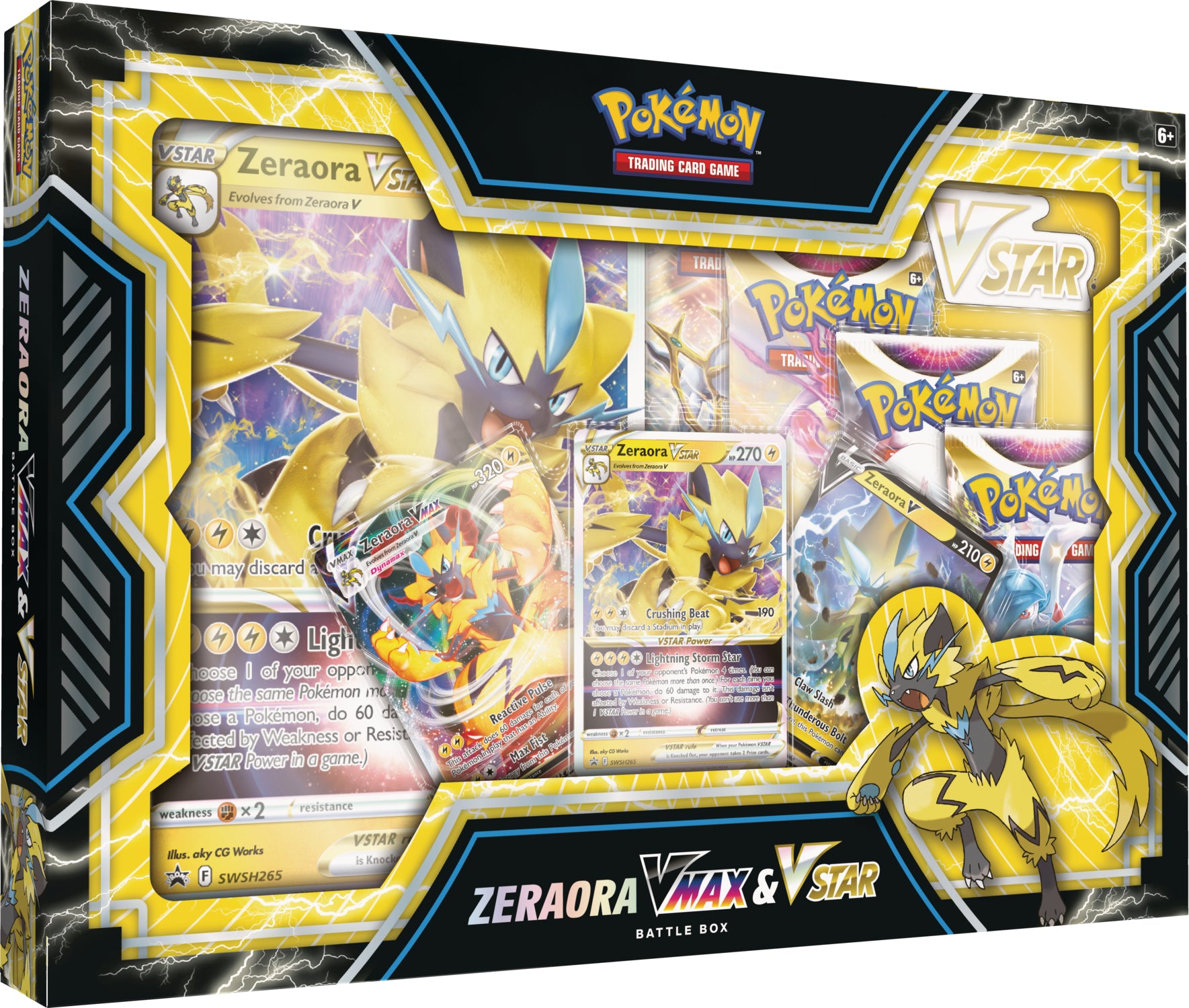Pokemon Deoxys V or Zeraora V Battle Deck 6 Box Case