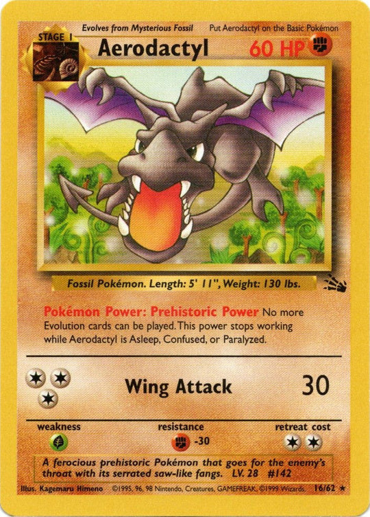 Aerodactyl (16/62) [Fossil 1st Edition]