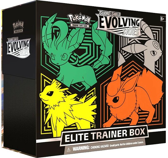 Evolving Skies Elite Trainer Boxes & Cases