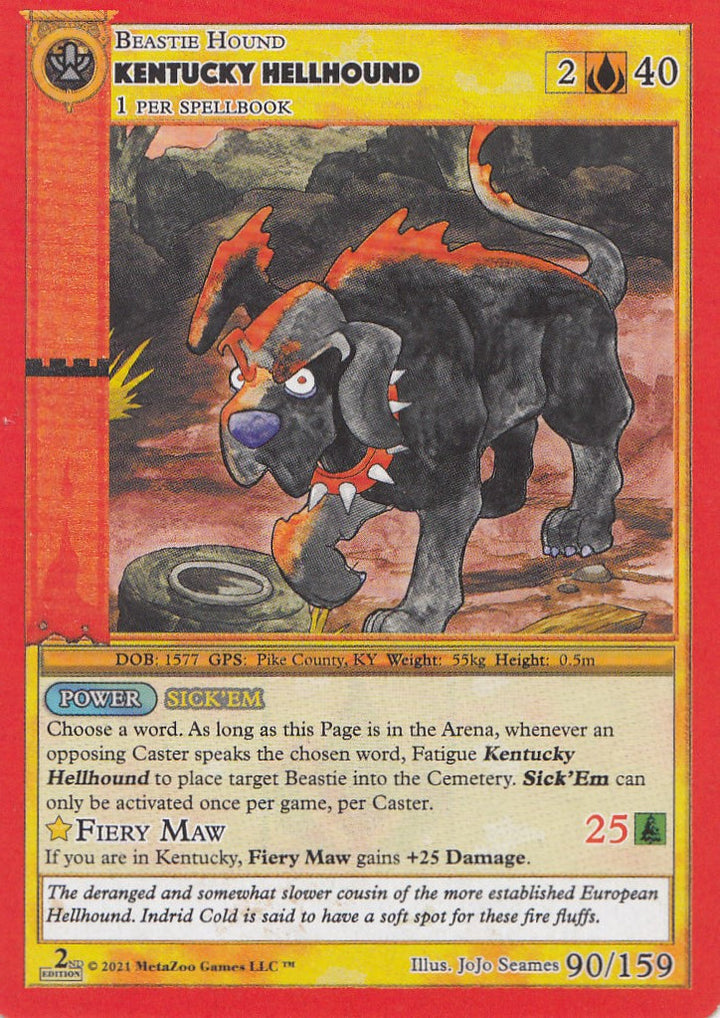 Kentucky Hellhound [Cryptid Nation Second Edition]
