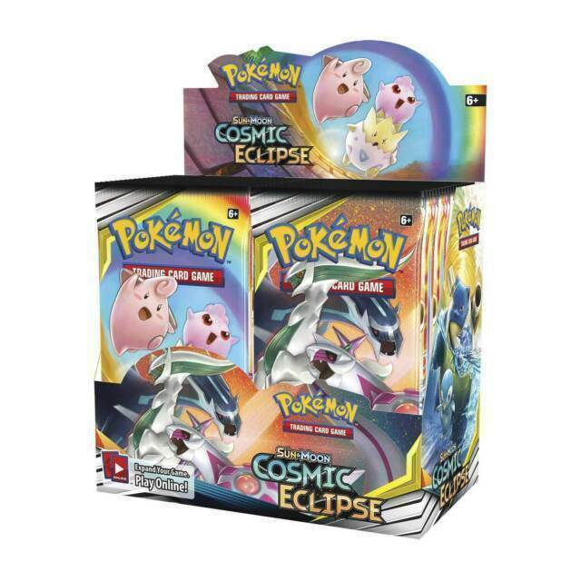 newest booster box Cosmic Eclipse Booster Boxes & Cases – Pokemon Plug