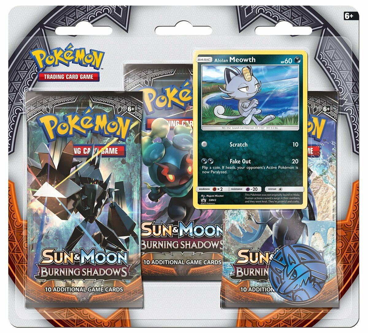 Burning Shadows 3 Pack Blisters & Cases