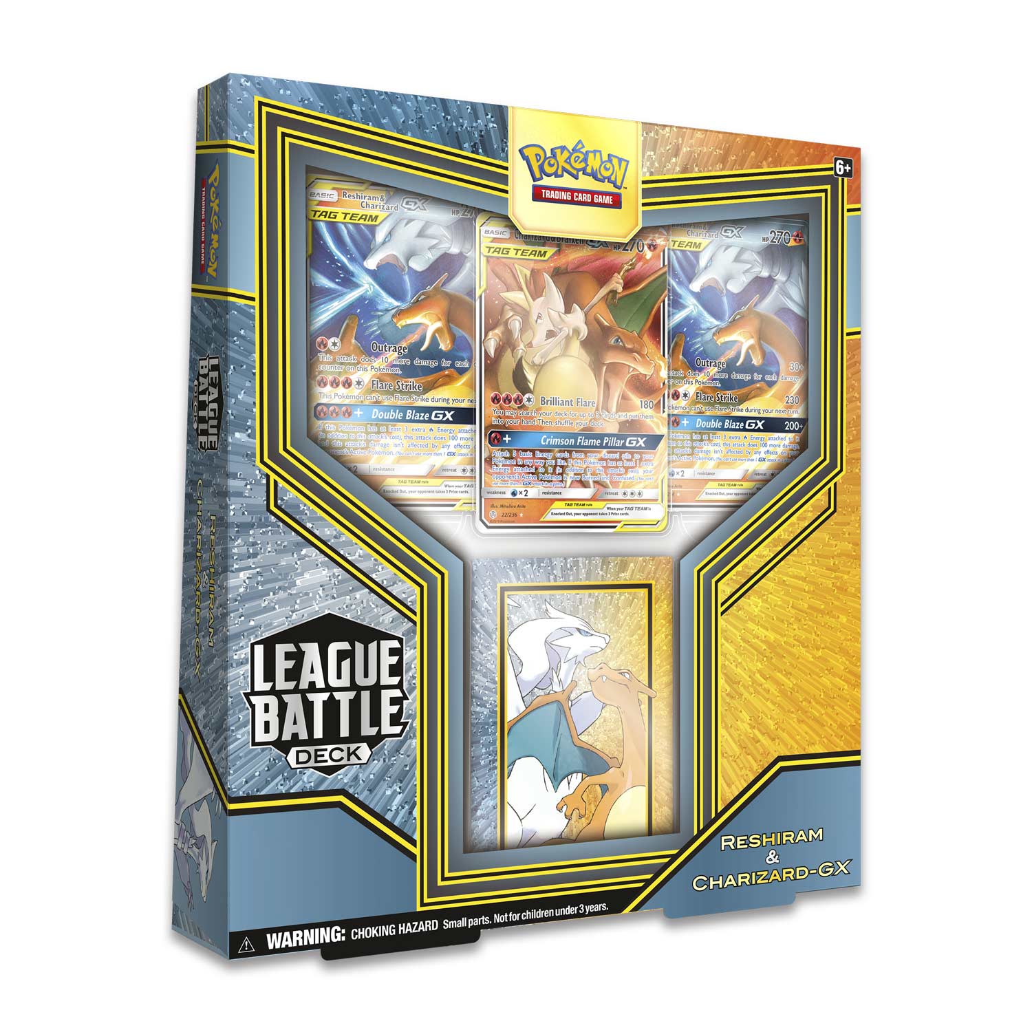 Pokémon TCG: League Battle Decks -  Reshiram & Charizard-GX - Pikachu & Zekrom-GX