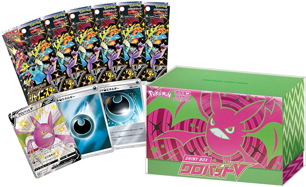 Japanese Pokémon - s4a - Shiny Star V: Shiny Crobat V Box (ETB