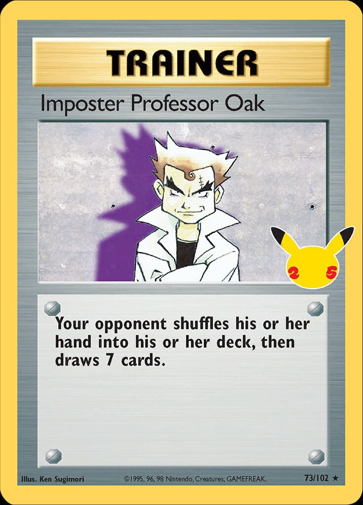 Imposter Professor Oak (73/102) [Celebrations: Classic Collection]