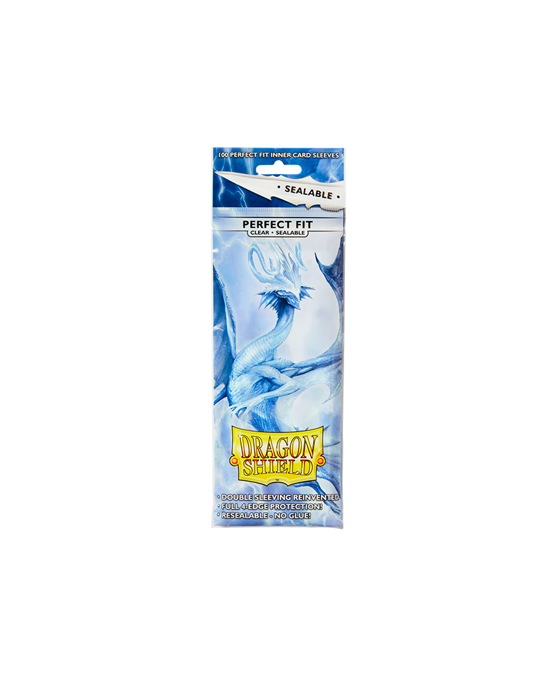 Dragon Shield Perfect Fit Resealable - Clear - 100ct