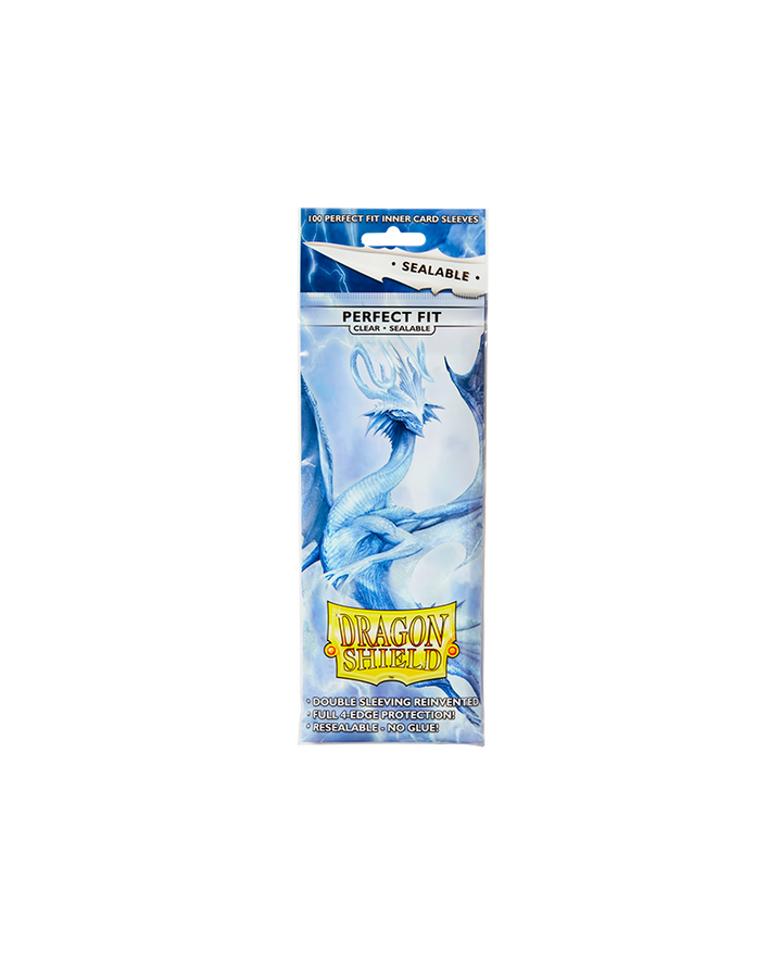 Dragon Shield Perfect Fit Resealable - Clear - 100ct