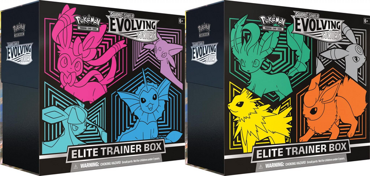 Evolving Skies Elite Trainer Boxes & Cases