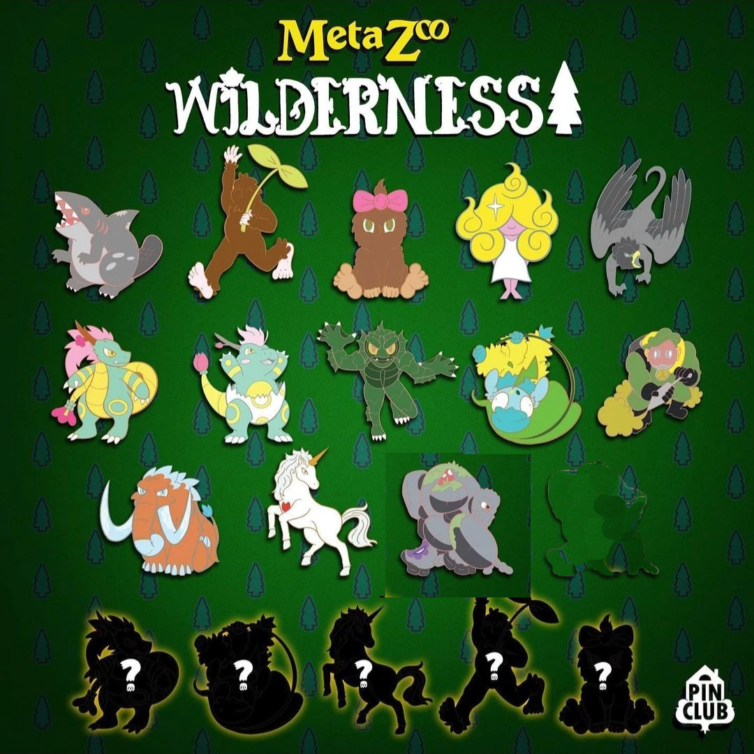 MetaZoo Wilderness Pin Club Pins (Mystery Collection) - Choose Your Pin