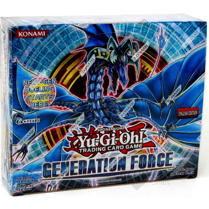 YuGiOh! Generation Force (1st Edition) Booster Packs & Boxes