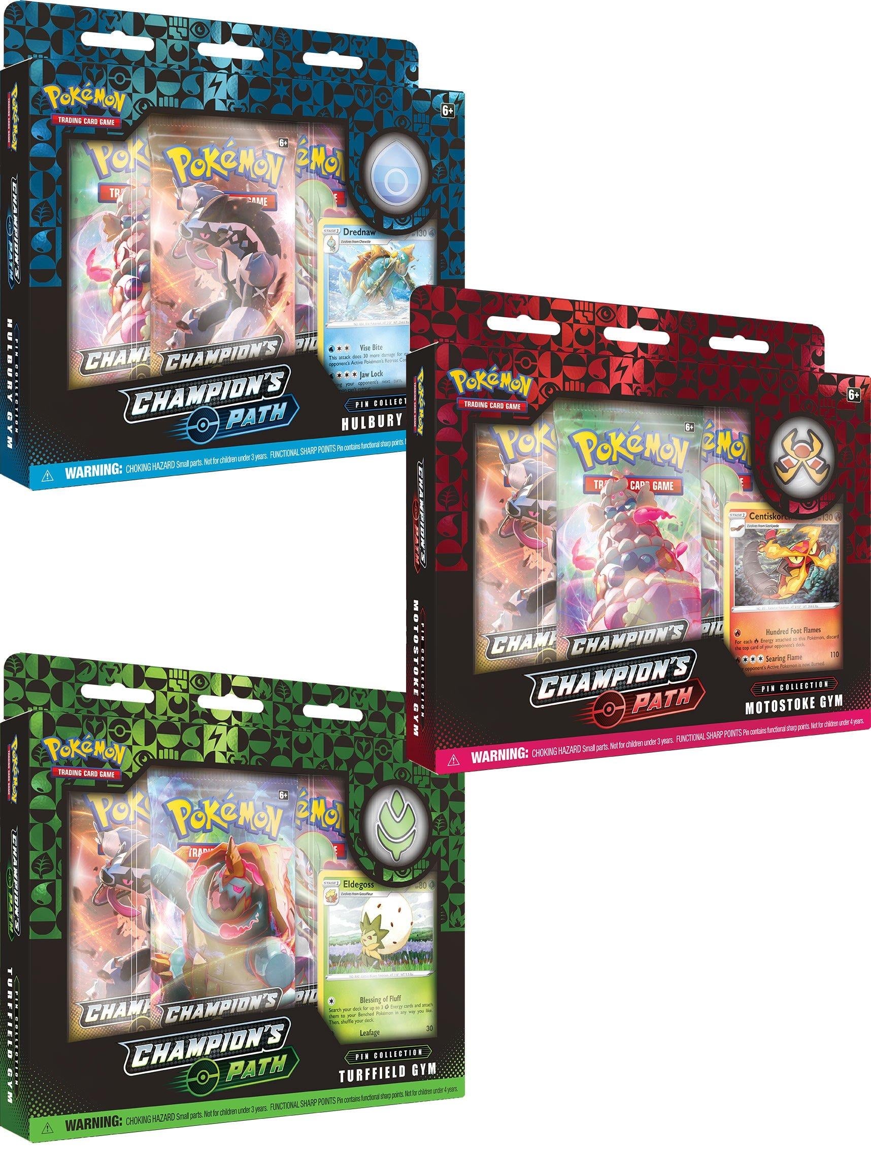 Champion’s Path Gym Leader Pin Collection Box