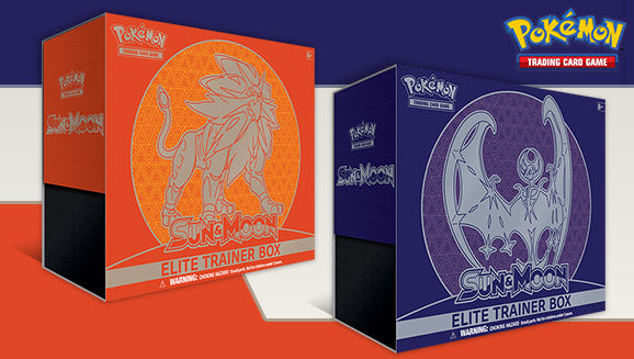 Sun & Moon Base Set Elite Trainer Boxes & Cases