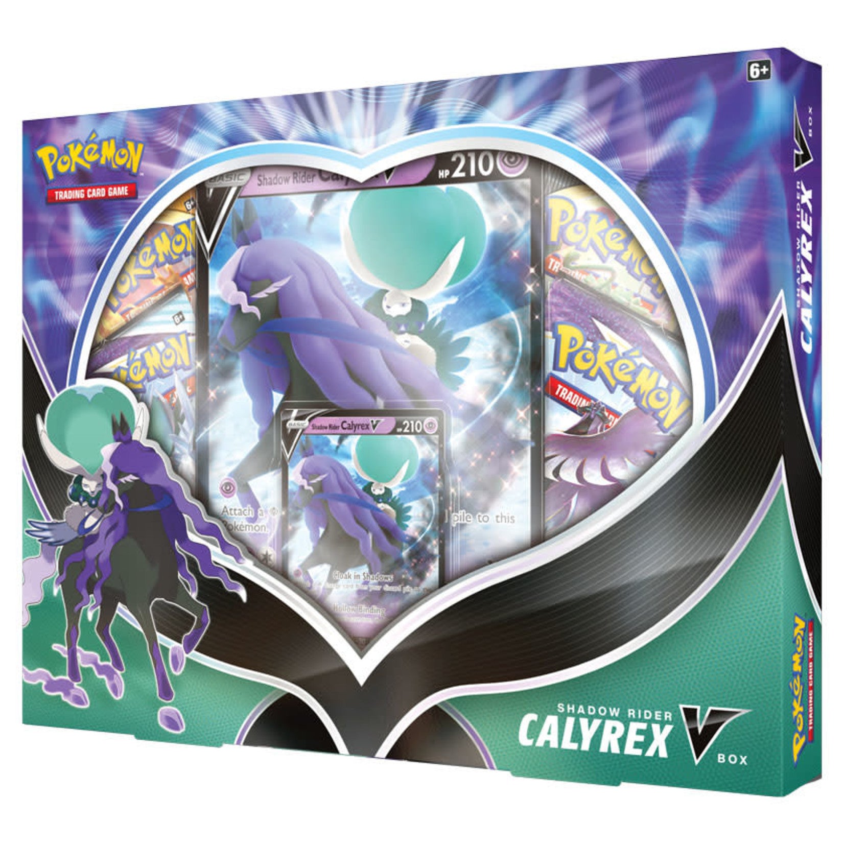Pokémon TCG: Ice Rider Calyrex V Box and Pokémon TCG: Shadow Rider Calyrex V Box