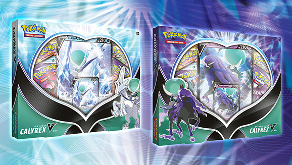 Pokémon TCG: Ice Rider Calyrex V Box and Pokémon TCG: Shadow Rider Calyrex V Box