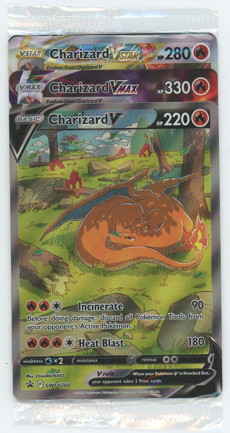Ultra Premium - Charizard - Sealed Pack of 3 Promo Cards - – Pokemon Plug