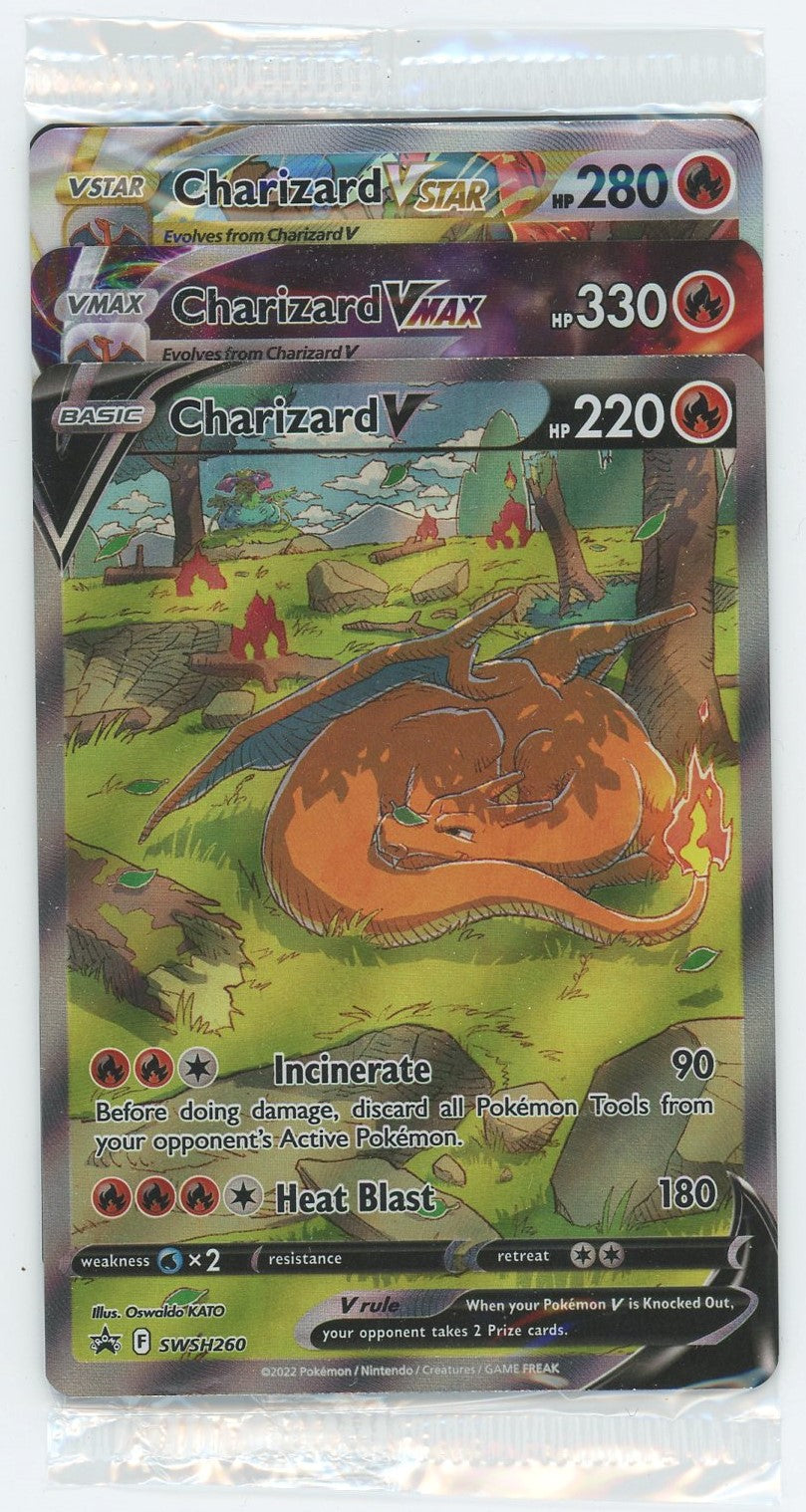Charizard Sp Ultra Premium Collection - Charizard - Sealed Pack of 3 Promo Cards ...