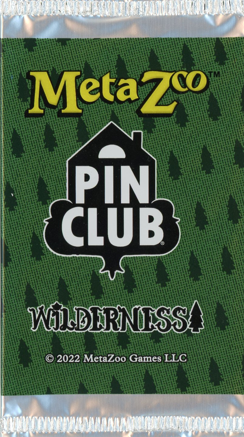 MetaZoo Wilderness Mystery Collection Pin Club Booster Pack