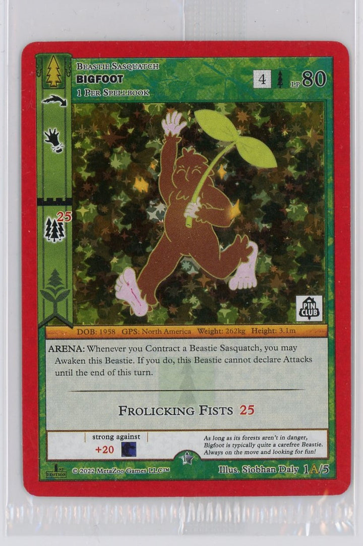 Bigfoot (1A/5) (Alternate Art) [Wilderness Mystery Collection - Pin Club]