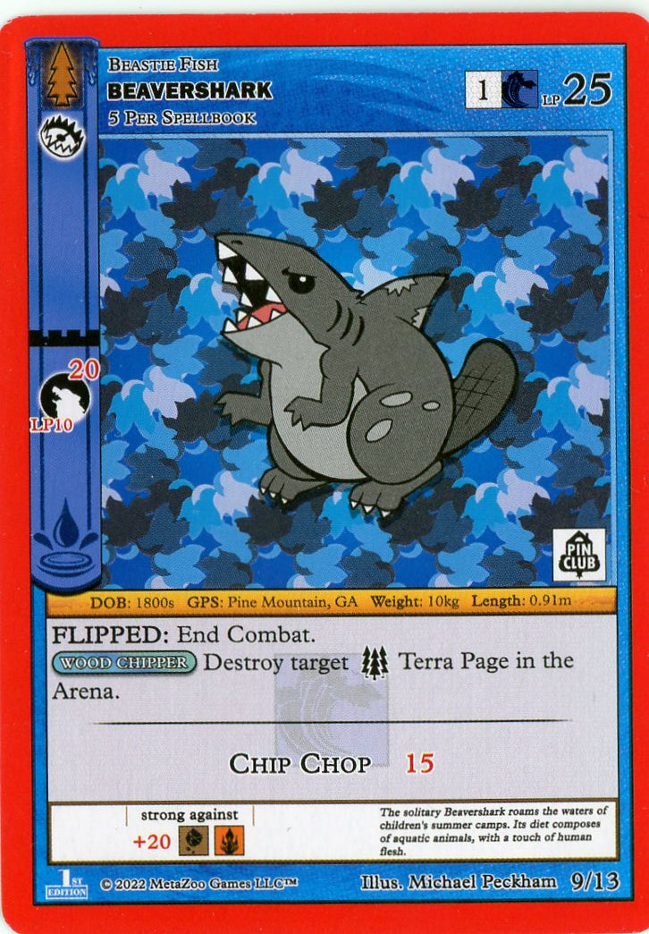 Beavershark (9/13) [Wilderness Mystery Collection - Pin Club]