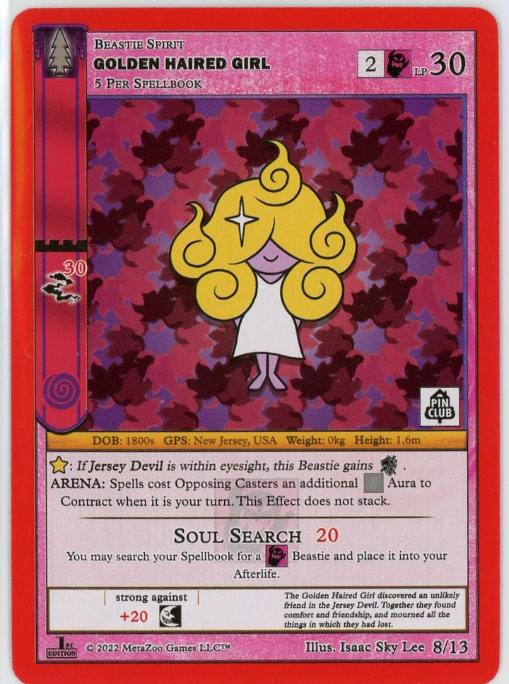 Golden Haired Girl (8/13) [Wilderness Mystery Collection - Pin Club]