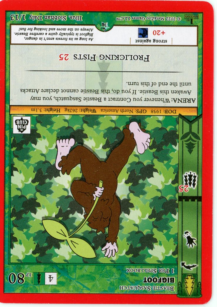 Bigfoot (1/13) [Wilderness Mystery Collection - Pin Club]