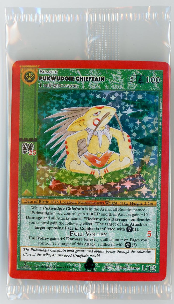 Pukwudgie Chieftain (1) [Cryptid Nation: Second Edition Tribal Theme Decks]