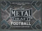 2022 Leaf Metal Draft Football Hobby Box (5 Autographs Per Box)