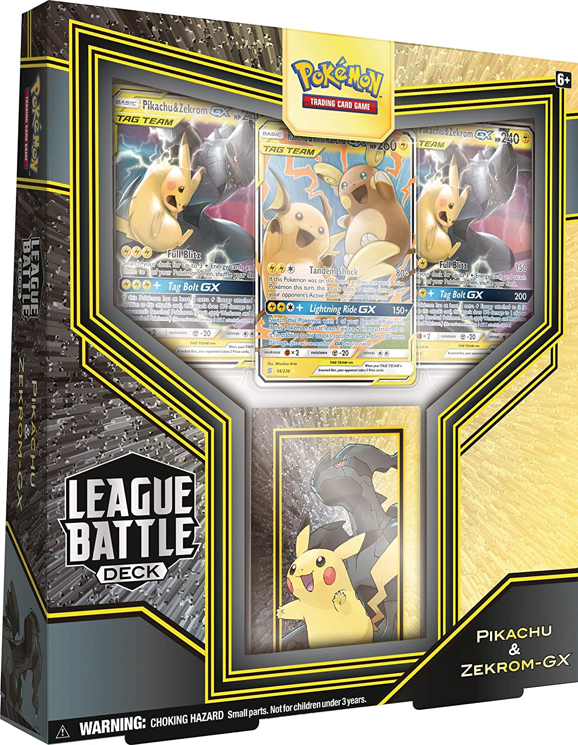 Pokémon TCG: League Battle Decks -  Reshiram & Charizard-GX - Pikachu & Zekrom-GX