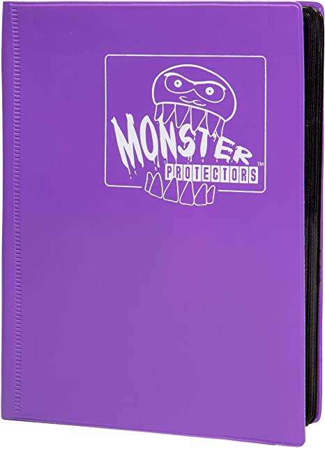 Monster Binder - 4 Pocket Trading Card Album (Anti-Theft Pockets Hold 160+ Cards)