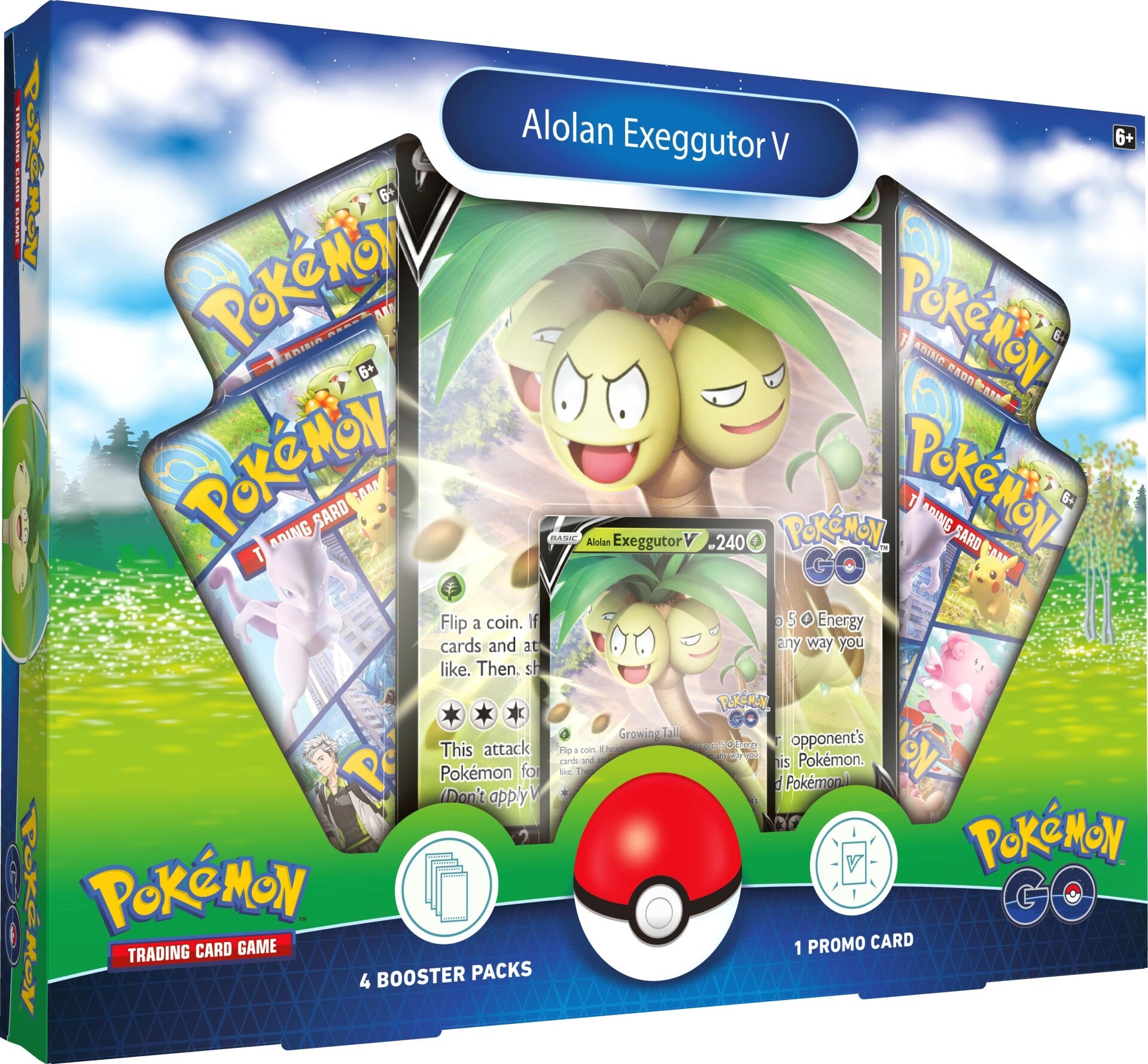 Pokémon TCG: Pokémon GO Collection - Alolan Exeggutor V Boxes & Cases