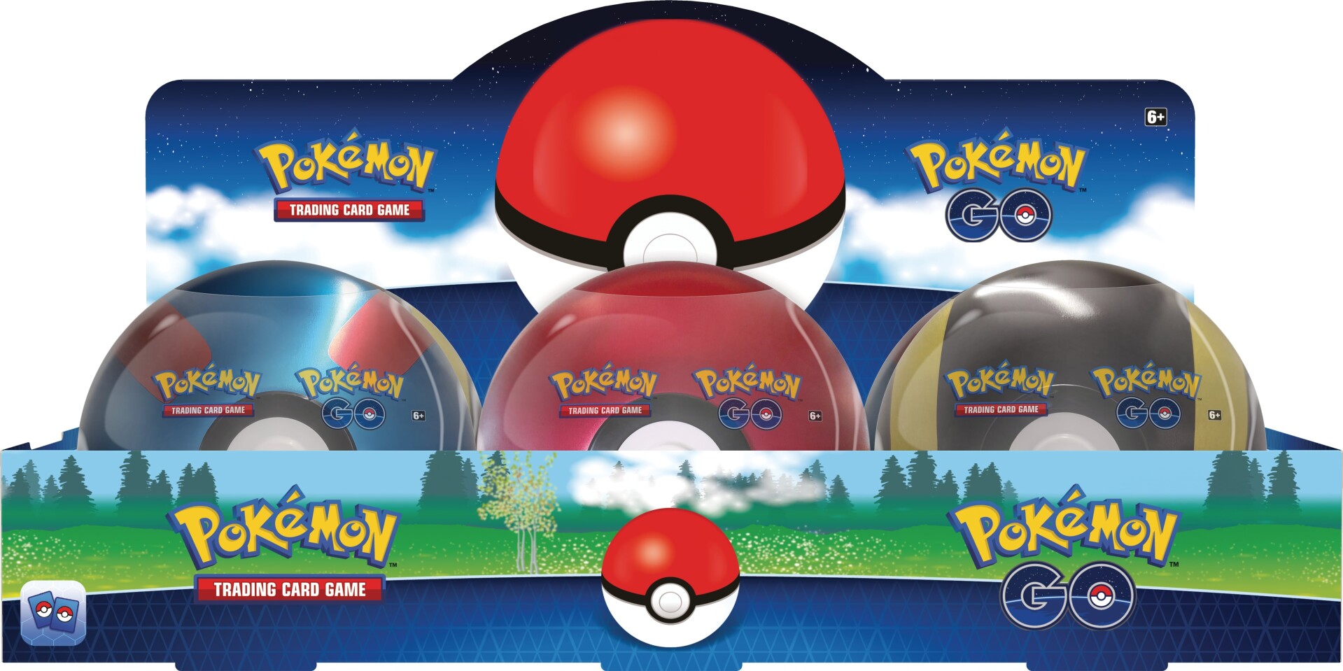 Pokémon TCG: Pokémon GO Poke Ball Tins & Display Cases