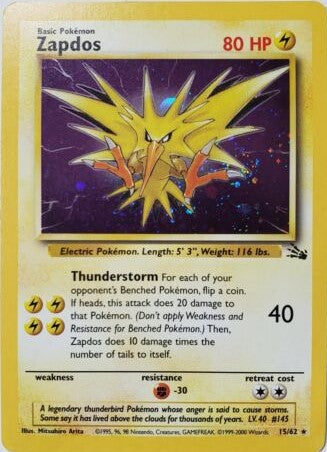 Zapdos (Cosmos Holo) (15) [Miscellaneous Cards & Products]