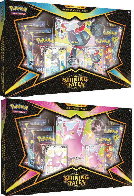 Shining Fates Premium Collection - Shiny Dragapult VMAX or Shiny Crobat VMAX