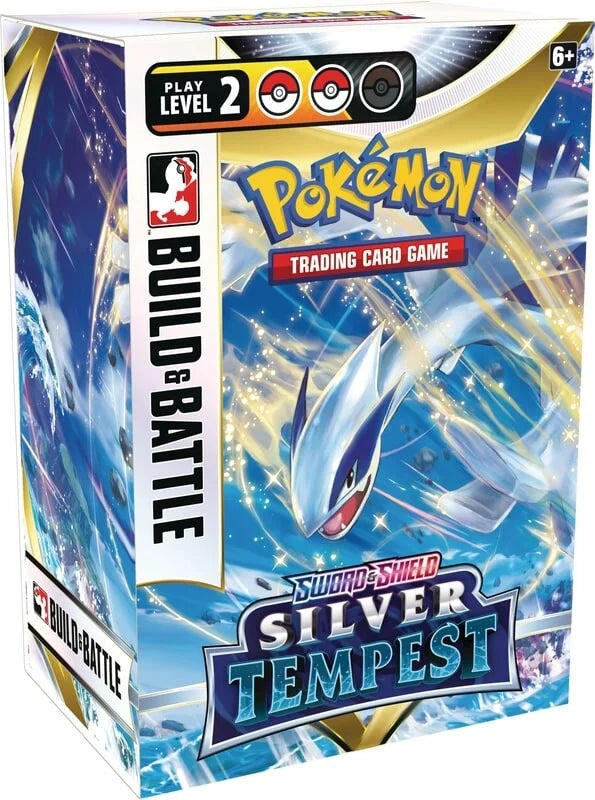 Silver Tempest Build & Battle Stadium Boxes & Cases