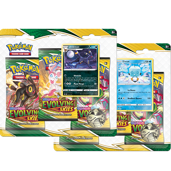 Evolving Skies 3-Pack Blisters (Eiscue & Umbreon)