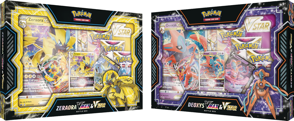 Pokémon TCG: 2022 Deoxys / Zeraora VSTAR Battle Box